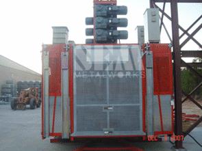 China Counterweight 6000 LBS Double Cage Inverter Construction Hoist Elevator(S6000-N / DC) wholesale