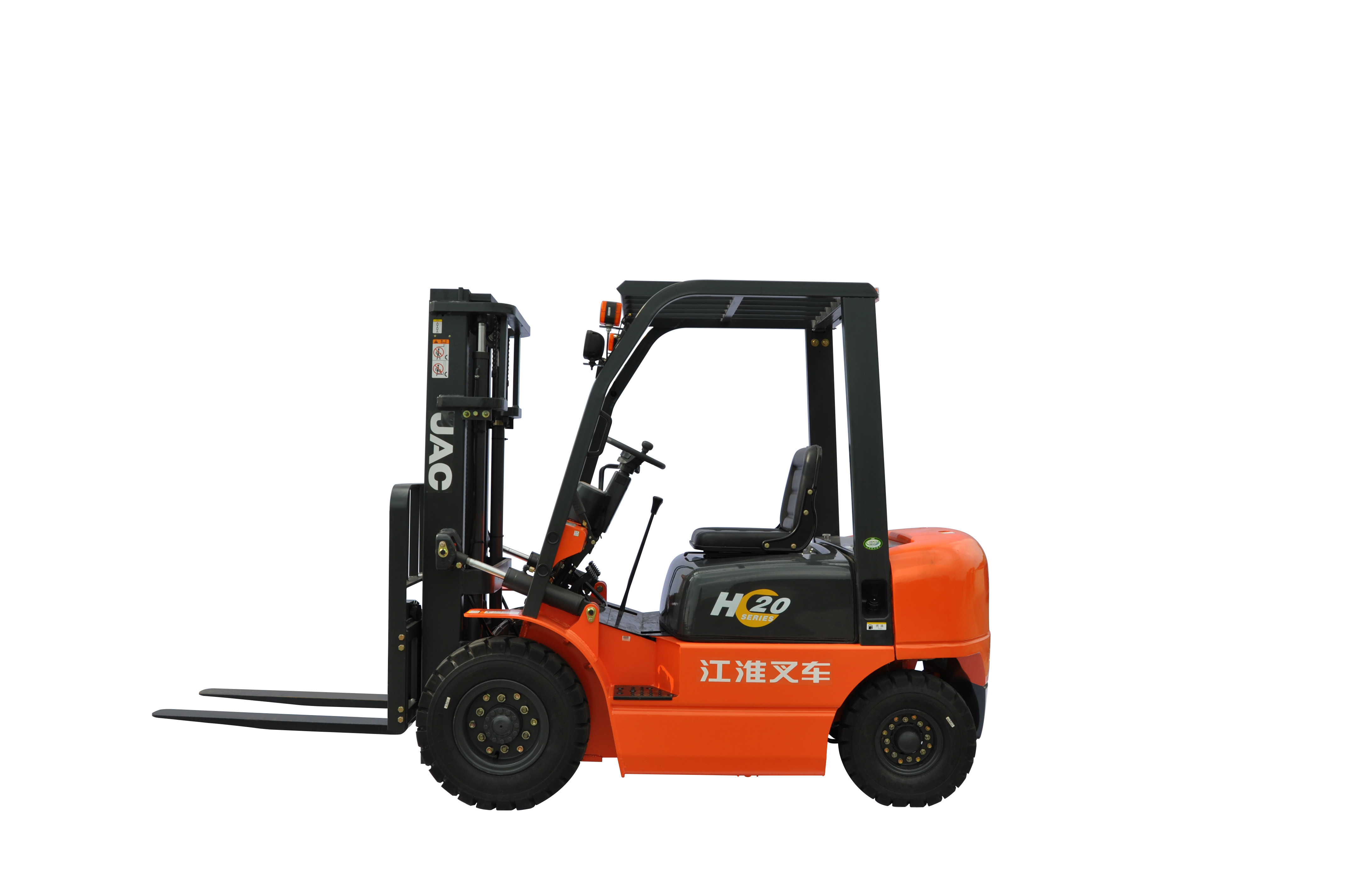 China JAC Diesel Forklift Truck , Lifted Diesel Trucks With Excellent Manoeuvrability wholesale