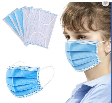 China Adjustable Earloop Meltblown 3 Ply Non Woven Mask wholesale
