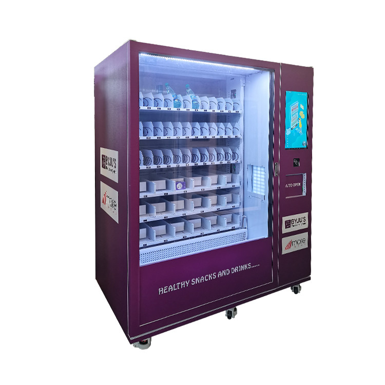 China 22 Inch Touch Screen Snack Food Vending Machine With Elevator System wholesale