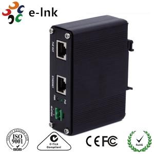 China Aluminum Case Passive Power Over Ethernet Injector 10/100M 12VDC 2A 24W Power Input wholesale