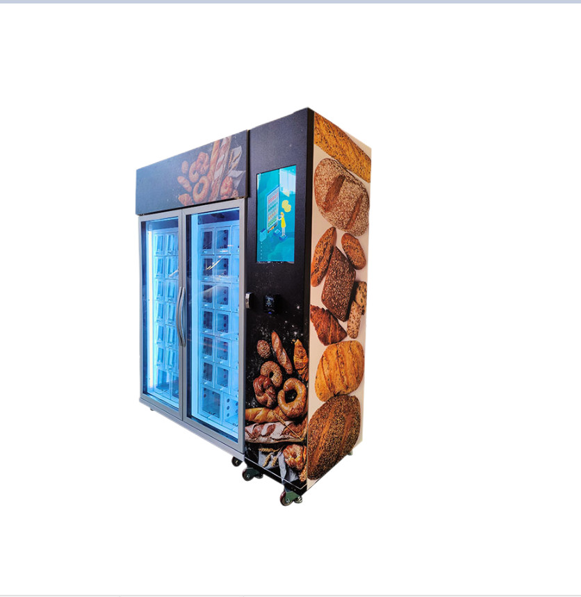 China Unmanned Retail Store Cooling Locker Vending Machine To Sell Egg Fruit Meat wholesale