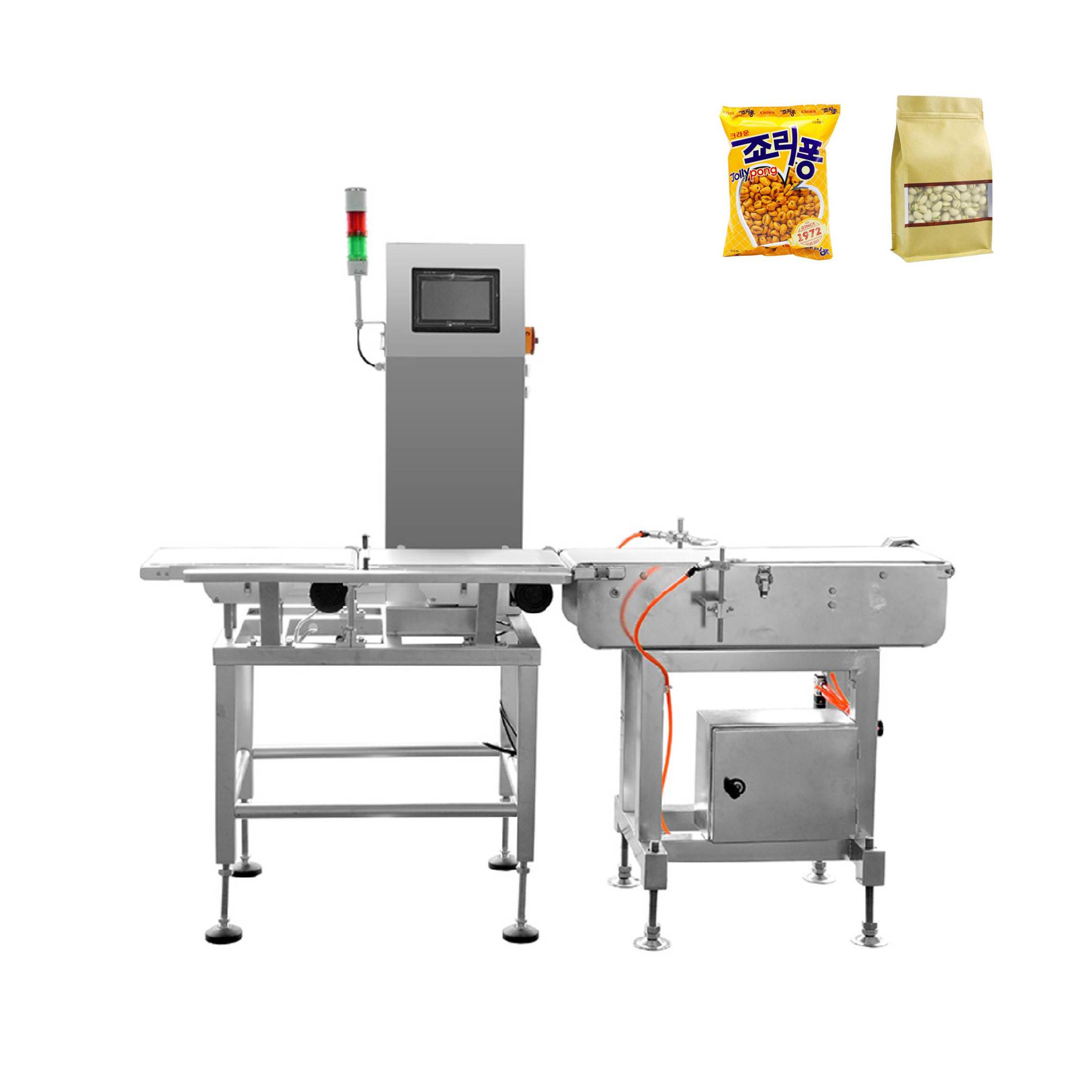 China High Accuracy Automatic Check Weigher SUS304 Frame With Rejector wholesale