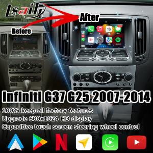 China GPS Navigation NISSAN Multimedia Interface Android Carplay 1.8G For Infiniti G37 G25 wholesale
