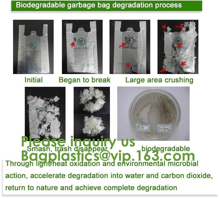 China Corn Starch Bags Compostable Bag Corn Starch Bags 100% Biodegradable Corn Starch Garbage Bags wholesale