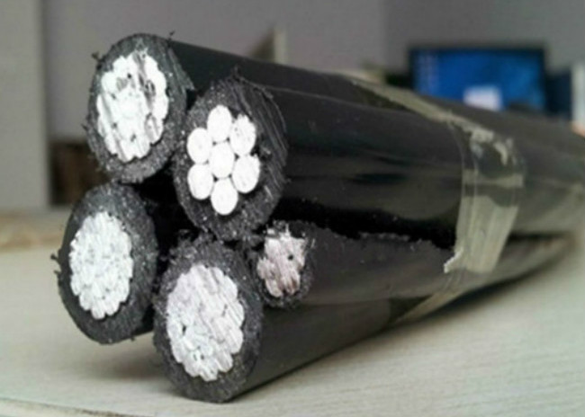 China Wear Resistant Triplex Aluminium Power Cables , XLPE Insulated Aluminum Aerial Cable wholesale