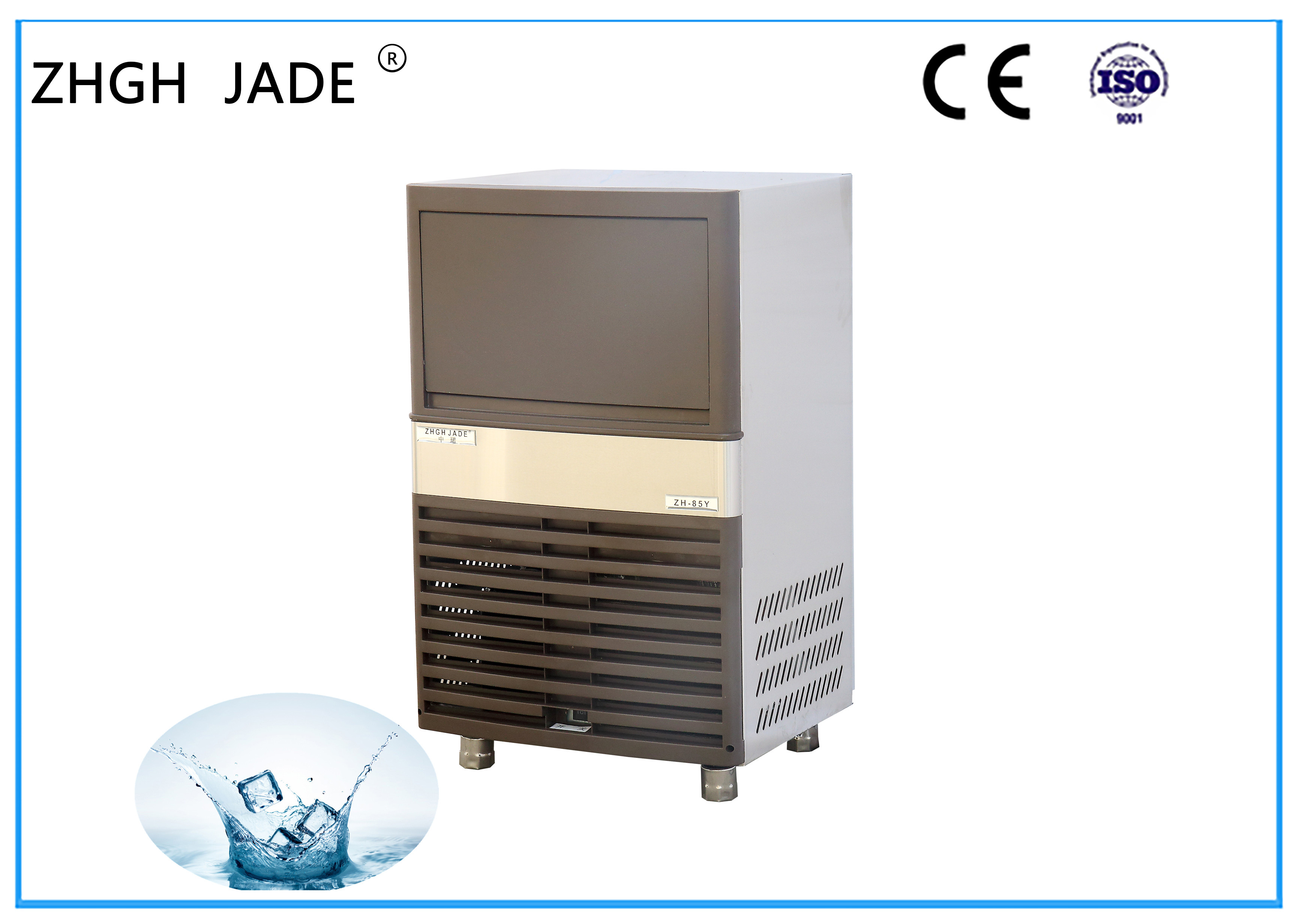 China Plastic Shell Air Cooled Ice Machine For Cooling Drinks Large Capacity Bucket wholesale