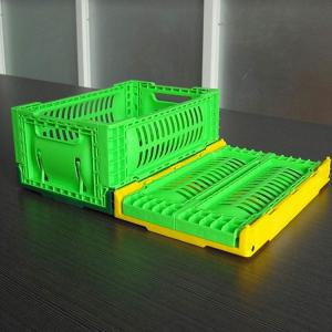 China Rectangular Stackable Plastic Folding Crate Mini 30x20x12cm wholesale