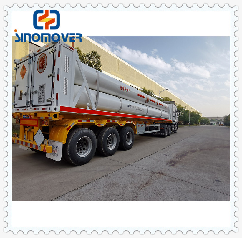 Quality 54000L CNG LNG Tanker 3 Axle Semi Trailer Tractor for sale