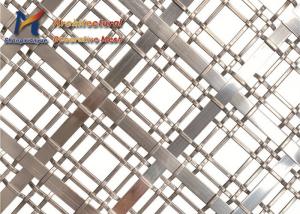 China 8m Architectural Woven Wire Mesh Ceilings Antique Finish wholesale