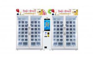 China Unmanned Retail Store Cooling Locker Vending Machine To Sell Egg Fruit Meat wholesale