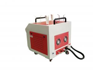 China Red Fiber Laser Cleaning Machine For Tire Mold , Portable Laser Rust Removal Tool wholesale