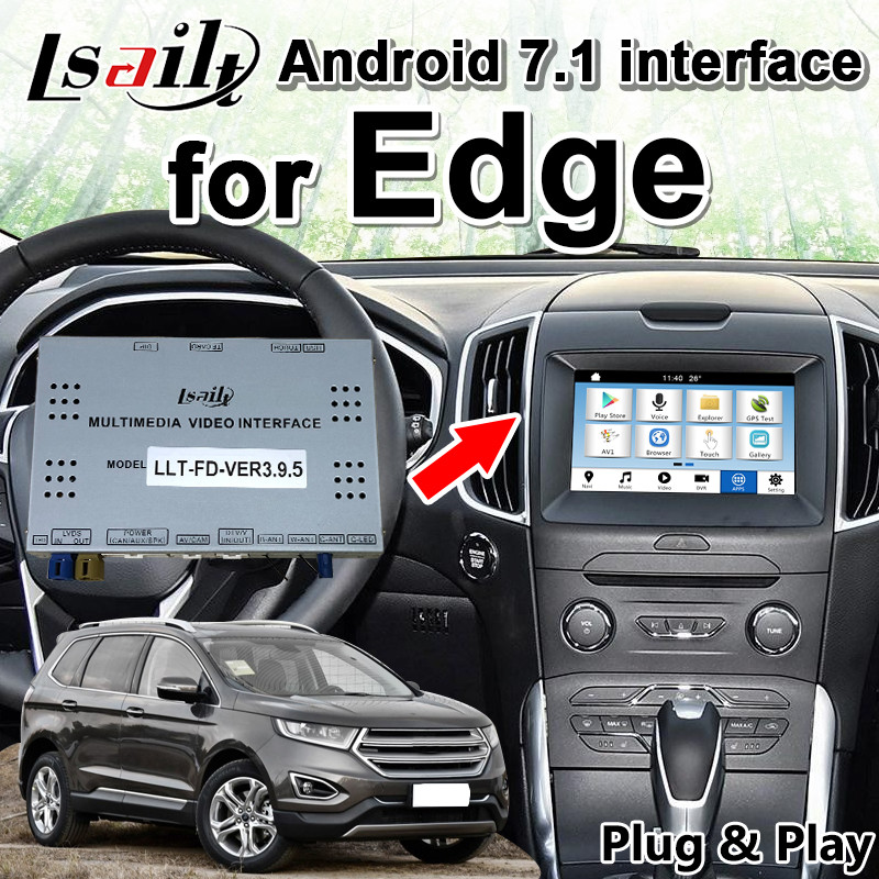 China Android 7.1 Auto Interface for Edge 2016-2019 support 3D panorama cameras , YouTube , mirrorlink smartphone wholesale