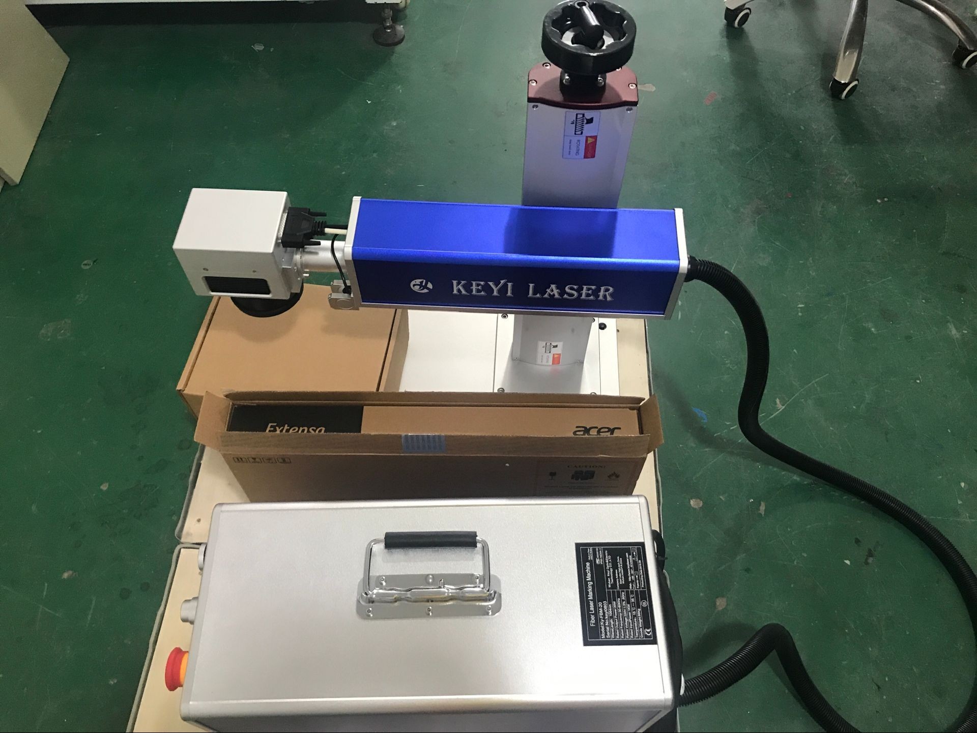 China Split Type 20w Laser Marking Machine For Bracelet wholesale