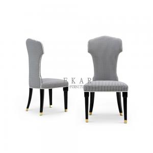China French Style Dining Chair Fabric Upholstered Dining Chair  W005D6 wholesale