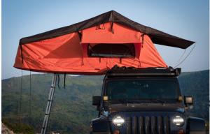 China Overland Outside Camping 4x4 Roof Top Tent With Aluminum Telescopic Ladder wholesale