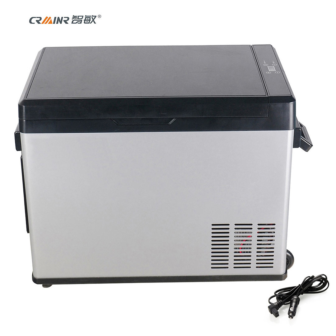 China Easy Carry Portable Mini Fridge Cooler , Mini Travel Refrigerator For Car 570*360*463mm wholesale