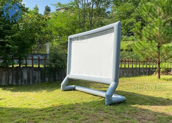 China Sealed outdoor backyard Inflatable projection movie screen inflatable film screen wholesale