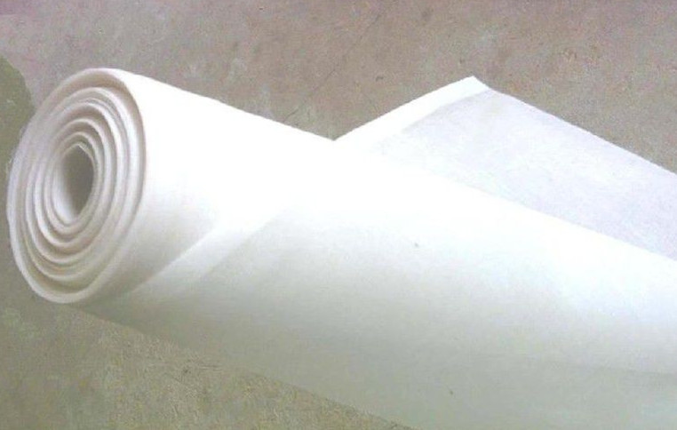 China Raw White Industrial Polyester Filter Cloth For Powder Dust Collection Using wholesale