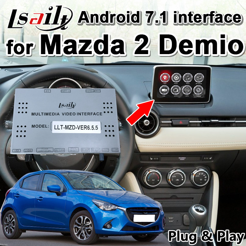 China Android 7.1 multimedia video interface for Mazda 2 3 5 6 CX-5 CX-3 etc. support Android navigation , CarPlay Yandex.. wholesale