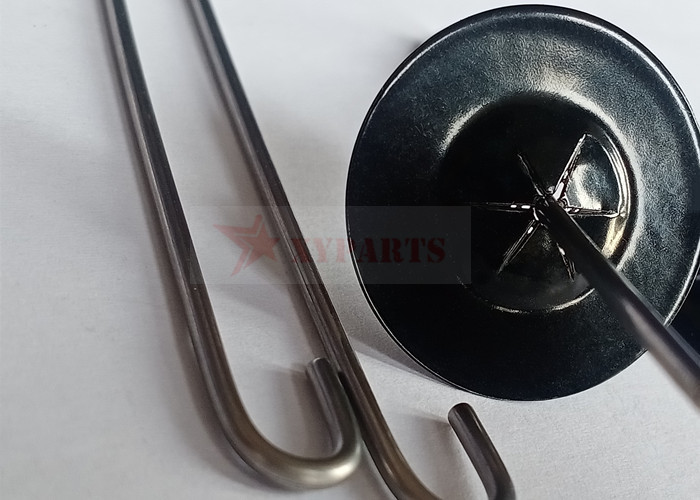 China 304 Stainless Steel Solar Panel Welded Wire Mesh Clips 2.0x100mm With Self Locking Washers wholesale