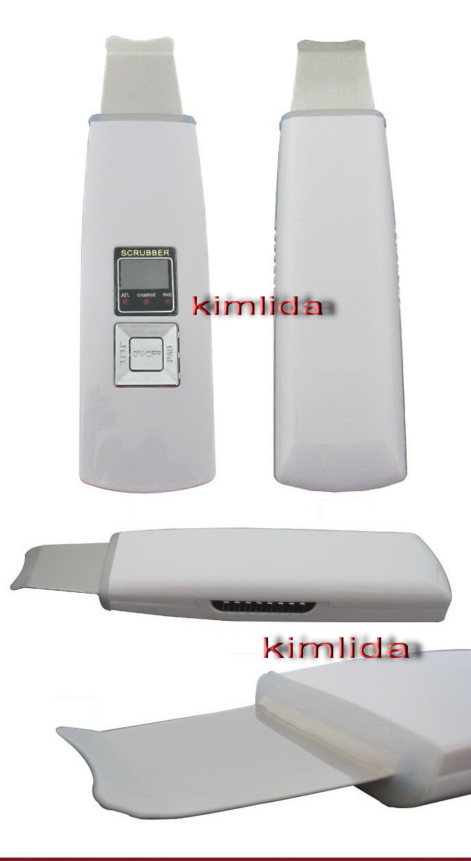 China Home Skin Care Device portable ultrasonic skin scrubber With rechargeable battery wholesale