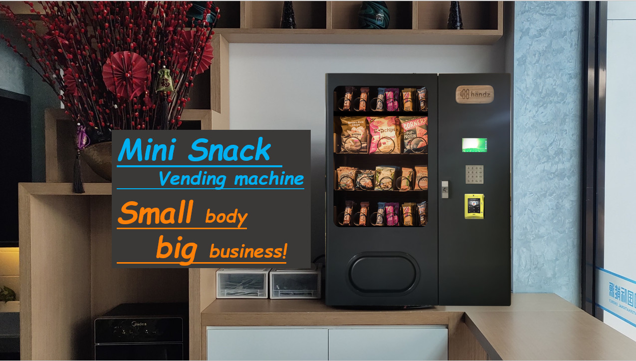 China Meter Mini Vending Machine For Mobile Accessories Black Color Small Snack Vending Machine wholesale