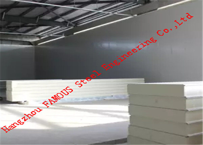 China Insulated Polyurethane Pu Sandwich Panel Wall For Cold Room wholesale