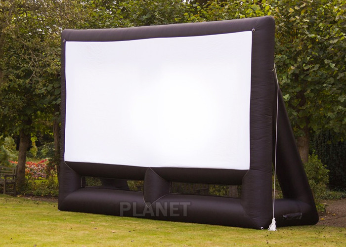 China Custom 6 Meter Inflatable Cinema Screen Flame Retardant For Parties / Weddings wholesale