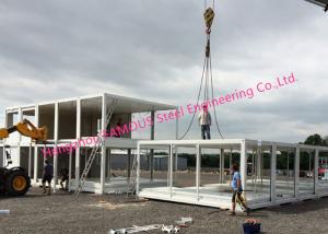 China Wind Resistant And Anti-seismic Modular Container Homes With Quick Frames Design wholesale