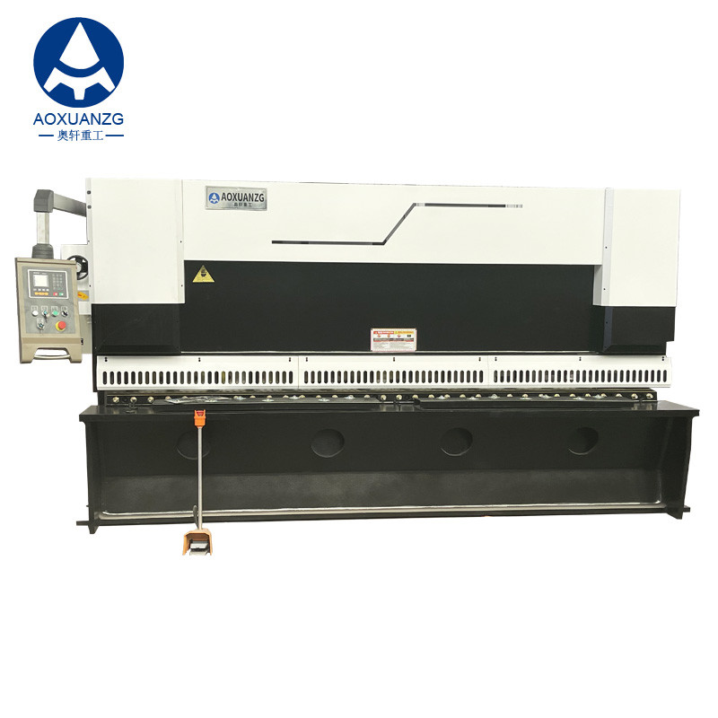 China 10*3200mm Estun E21S NC Hydraulic Guillotine Cutting Metal Plate Machines Shears Price wholesale