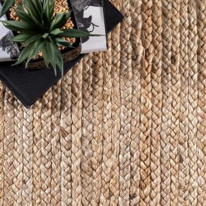 China handmade 30m 8mm Thickness Flat Natural Woven Sisal Carpet wholesale