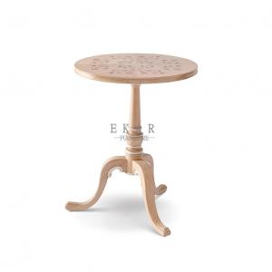 China Classic Design Ash Wood Corner Living Room Elegant Round Side Table wholesale