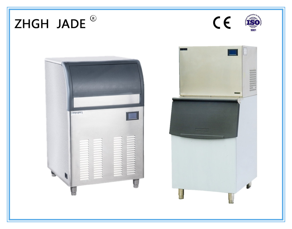 China High Efficiency Integrated Ice Maker , Water Cooling Stainless Steel Ice Maker wholesale