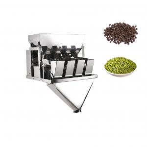 China Food Candy Coffee Bean 4 Head Linear Weigher Automatic Weighing Filling wholesale