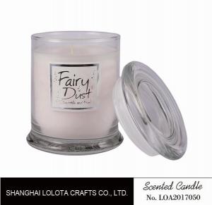 China Clear Screw Top Cover Natural Scented Candle ITS SGS BV BSCI Certificate wholesale