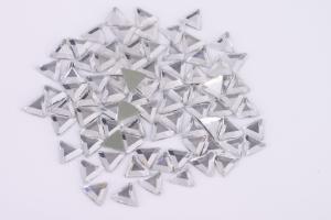 China Triangle Shape Lead Free Crystal Beads , Crystal Rhinestones For Clothing wholesale