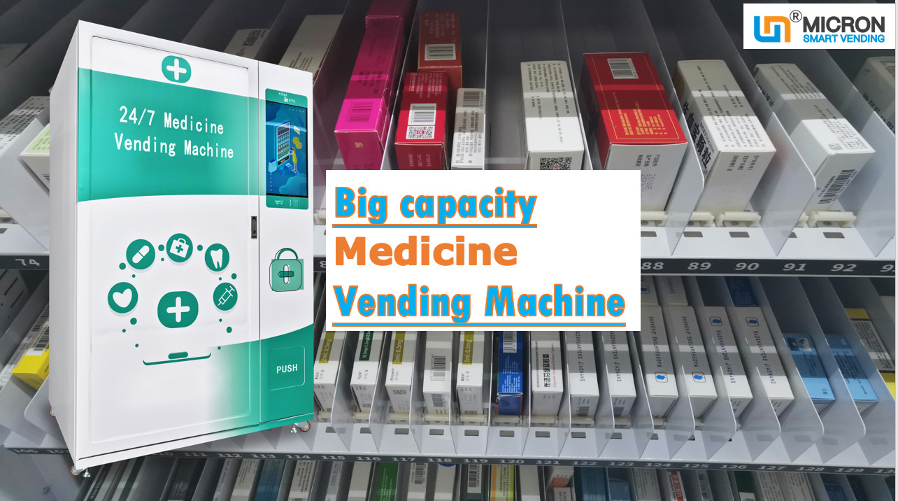 China Large Capacity Custom Vending Machines For OTC Medicine 22 Inch Touch Screen smart vending machine wholesale