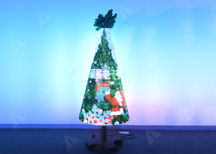 China Irregular Shaped Led Screen Christmas Tree Pitch P6 LED Display wholesale