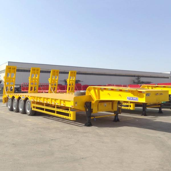 Quality (Spot Promotion) 4 Axle 100 Ton Lowbed Semi Trailer for Sale for sale