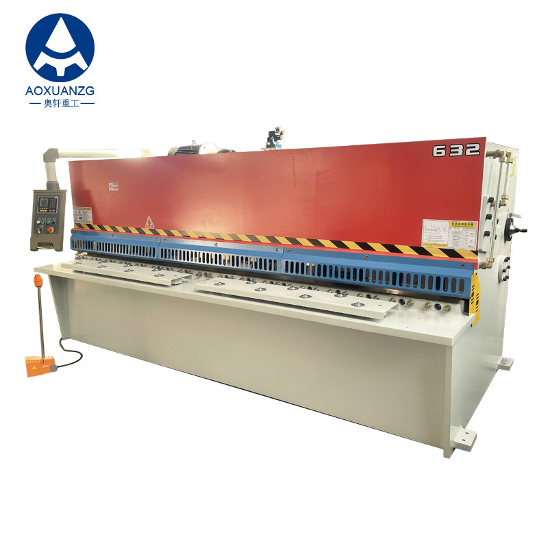 China QC12K-6*3200mm Hydraulic Shears Cutting Metal Plate Price CNC Press Shearing Machine wholesale