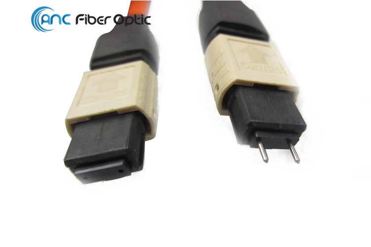 China High Density MTP MPO Fiber Patch Cord Connectors 12F 24F For Data Center wholesale