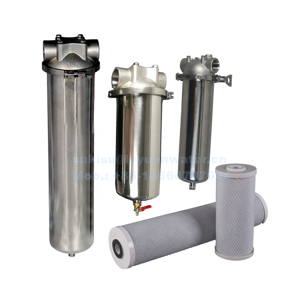 China CE SGS Industrial Pipeline 0.1um SS316 Single Cartridge Filter Housing wholesale