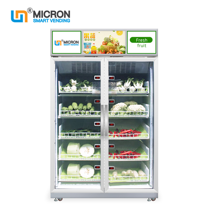 Buy cheap smart fridge grab and go high tech vending machine for vegetable wifi sim card from wholesalers