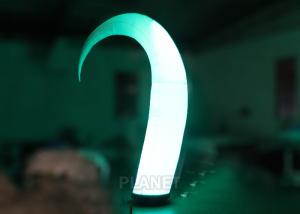 China Colorful Inflatable Lighting Decoration Led Horns Durable 210D Oxford Cloth wholesale