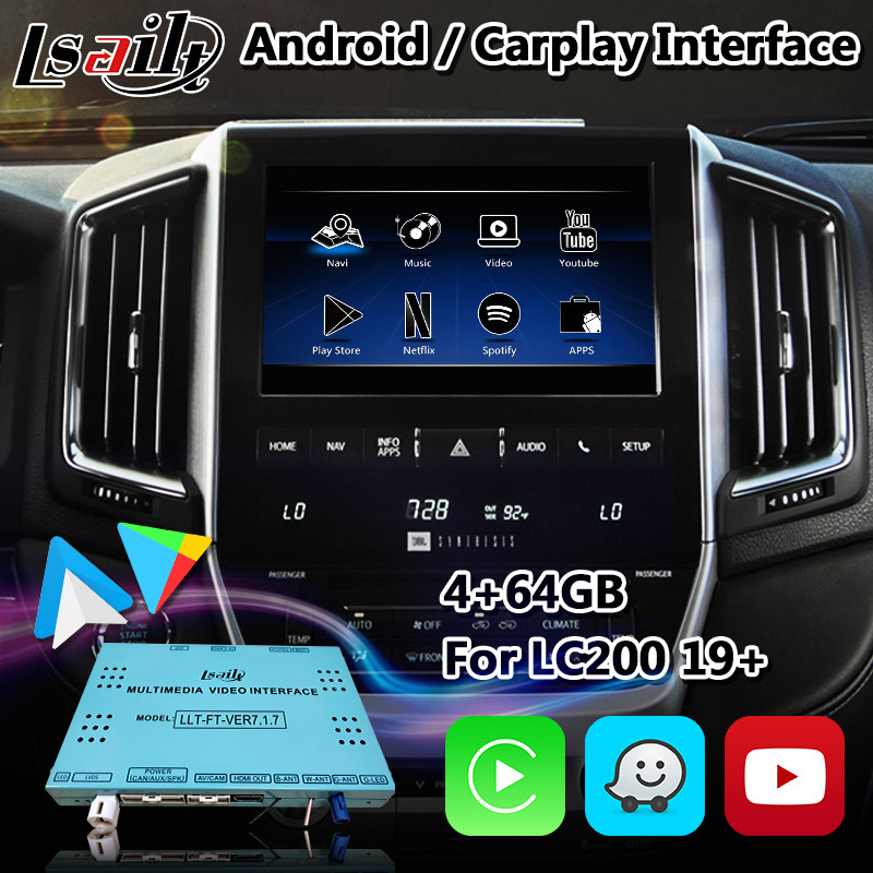 China Lsailt Android Car Multimedia Display For 2021 2022 Toyota Land Cruiser LC200 wholesale