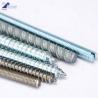 Buy cheap Double end studs, full/half thread rod customized sizes carbon steel from wholesalers