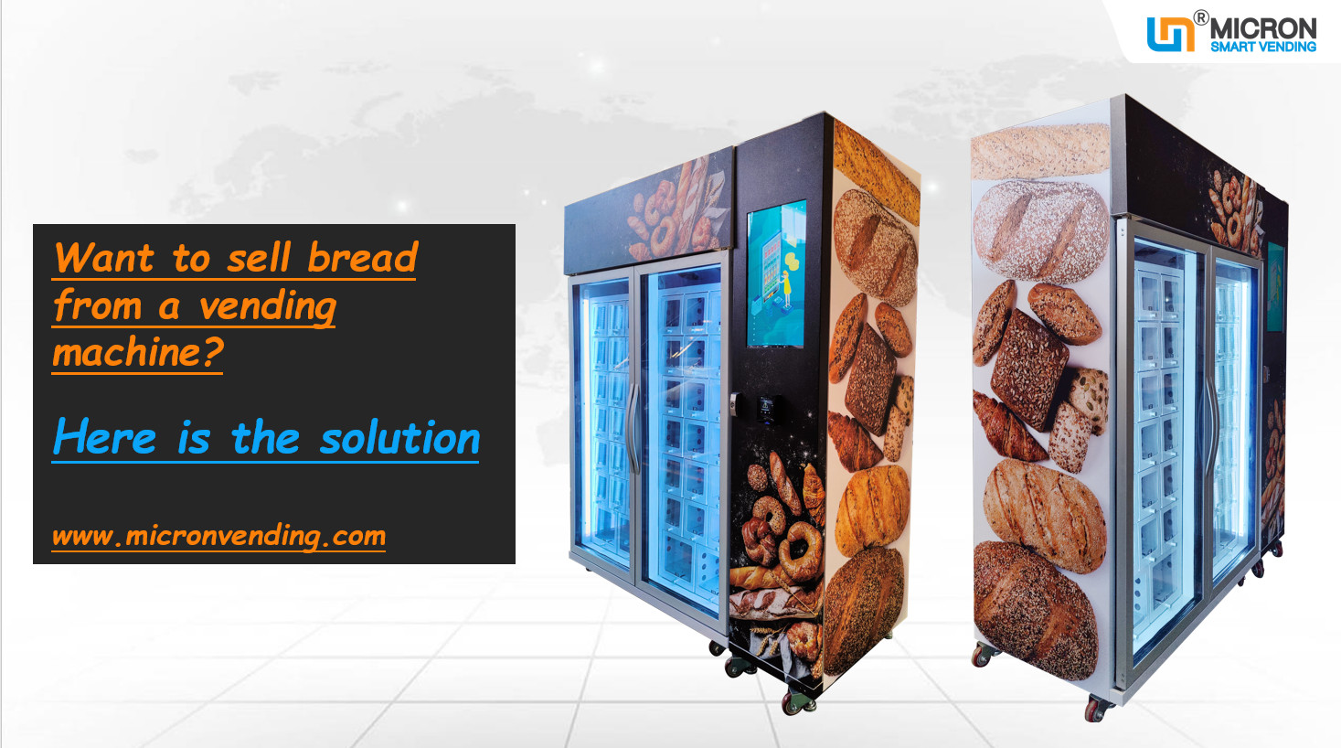 China Smart Bread Vending Machine 240V 10KWh Customize Color wholesale