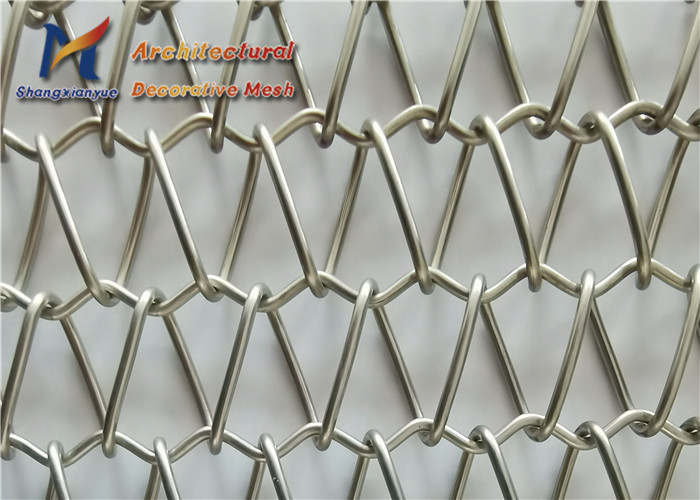 China Facade Conveyor Belt Wire Mesh 1.5mm 8mm Stainless Steel 304 wholesale