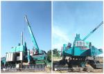 China Roadside Hydraulic Piling Machine 460T Piling Capacity No Air Pollution wholesale
